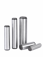 Chuangtuo Mold Pin Hardened Carbon Steel Bright Finish Ground Flat Cylindrical Dowel Pins Sizes 3mm 10mm for Mold Plate Core