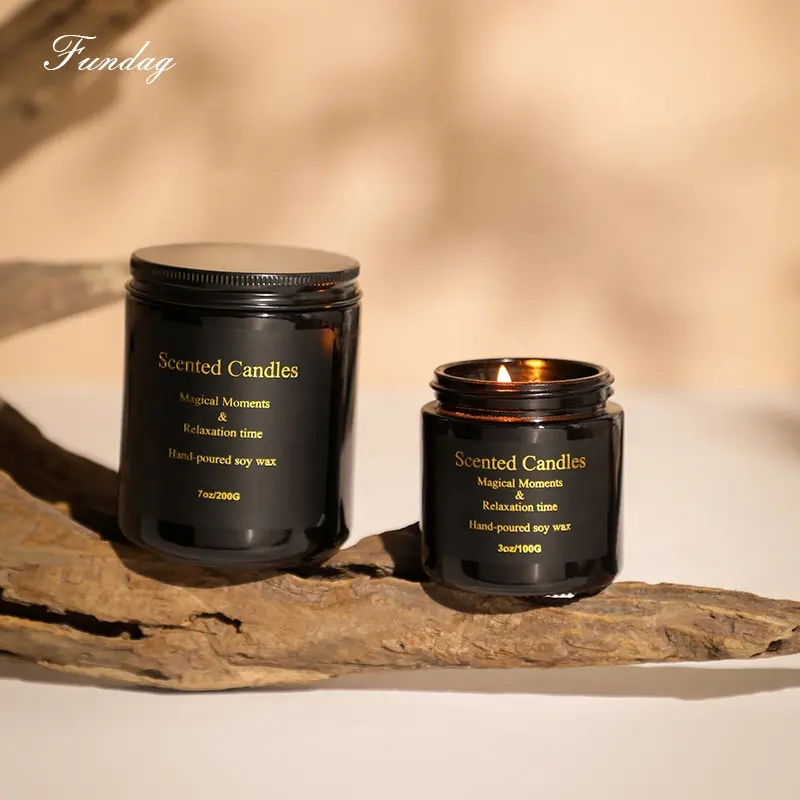 Funday Hersteller kunden spezifische Soja wachs kerzen Duft Luxus Bienenwachs Kerzen set mit Logo und Verpackung für den Wiederverkauf