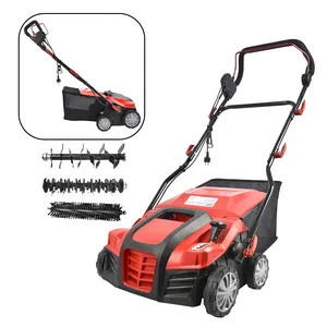 VERTAK 2 In 1 1800W Aerator Raker Electric Lawn Scarifier Dethatcher