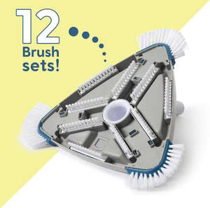 Tête <span class=keywords><strong>d</strong></span>'aspirateur triangulaire transparente et lestée pour <span class=keywords><strong>piscine</strong></span>, <span class=keywords><strong>brosse</strong></span> flexible pour nettoyeur de <span class=keywords><strong>piscine</strong></span> enterrée - Product Image 6