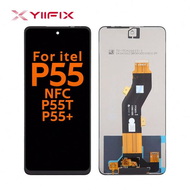 Factory Wholesale Itel P55 P55 NFC P55+ Mobile Phone OLED LCD Screen Replacement Display Screen Digitizer Hot Selling Mobile