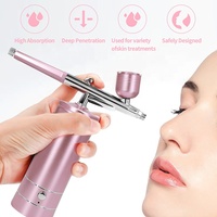 Pistolet à air comprimé pour la décoration de gâteaux Mini Makeup Machine Foundation Brow Tint Paint Set Compressor Kit Airbrush