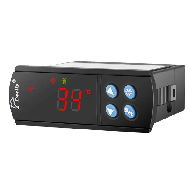 Dijital buzdolabı parçası denetleyicisi EW-T206B soğuk oda sıcaklık termostatı
