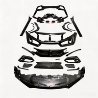 Kit de carrosserie de conversion style Type R pour Honda Civic 10e génération 2016-2020 avec pare-chocs avant et arrière, jupes latérales et calandre à montage direct