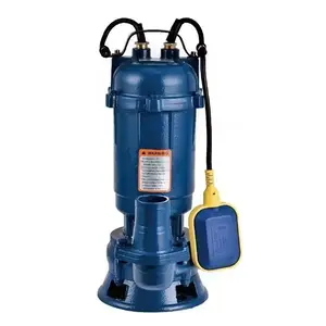 WQ7-10-0.75 pompa air kotor cor besi pompa air limbah celup aliran tinggi tiga fase