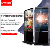 Reproductor de publicidad para interiores, pantalla Lcd de 43-55 pulgadas con Android, para quiosco de supermercado, señal Digital interactiva