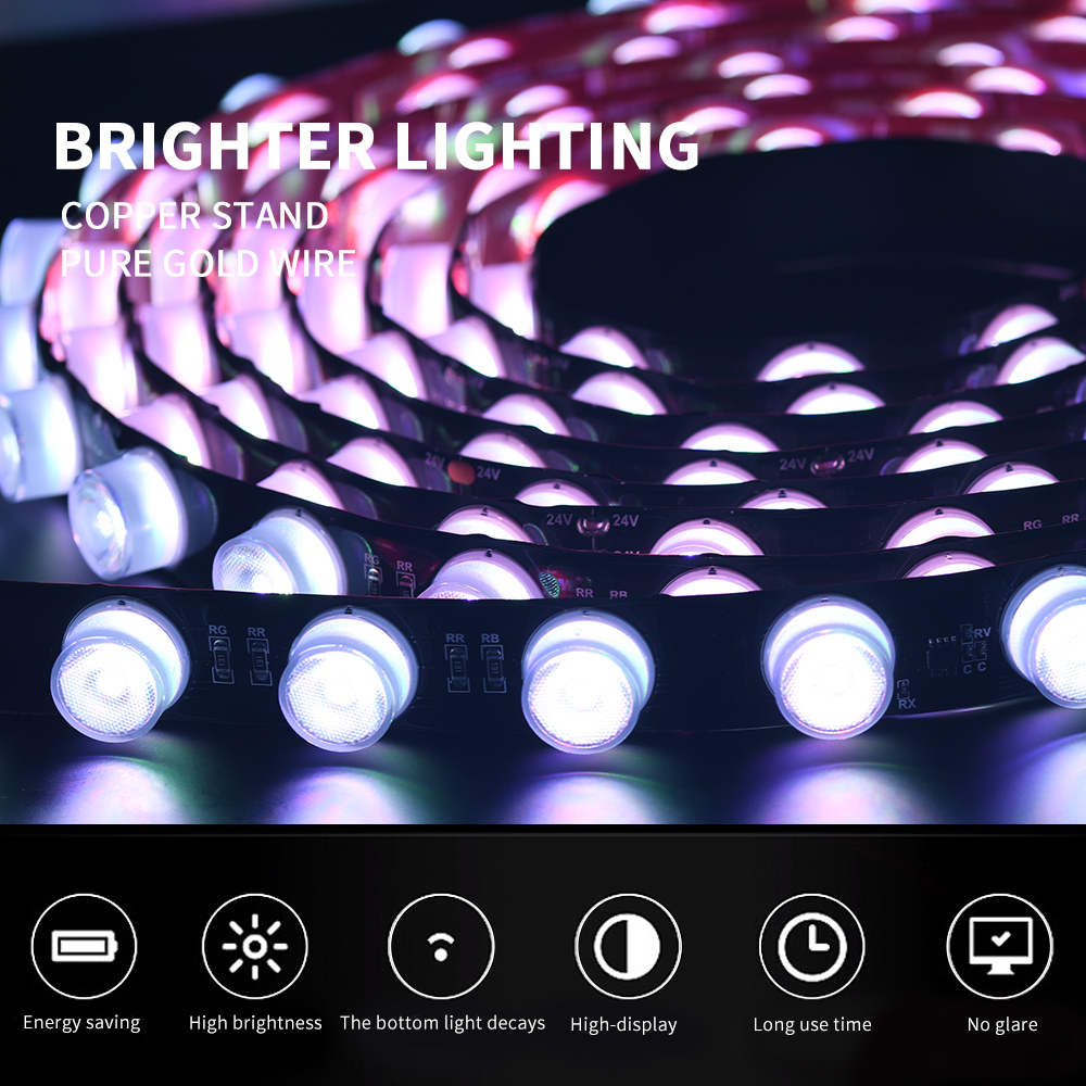 Flexible LED Washer Light DMX512 RGB Washer Architectural Lighting Linear RGB Lamp Strip IP65 Waterproof For City Building