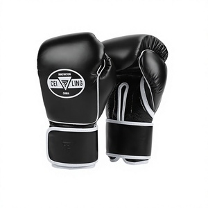 <span class=keywords><strong>Guantoni</strong></span> <span class=keywords><strong>da</strong></span> Boxe in Vera Pelle con Protezione Rinforzata per Nocche, per Kickboxing, MMA, Allenamento e Sparring, Misure <span class=keywords><strong>da</strong></span> 8 a 16 OZ - Product Image 1