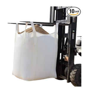 Sac HuamaohengchunTon, 35"L x 35"W x 43"H, 2200lbs SWL, sac de transport robuste à fond plat pour l'industrie et l'agriculture (1) - Product Image 1