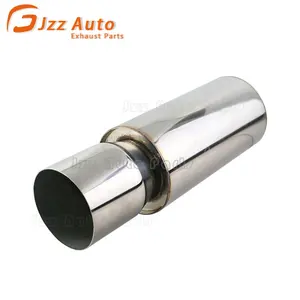 JZZ meilleure vente silencieux de course pièces automobiles tuyau de silencieux d'échappement en acier inoxydable pour voiture universelle