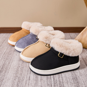 Pantofole da <span class=keywords><strong>Casa</strong></span> <span class=keywords><strong>per</strong></span> <span class=keywords><strong>Uomo</strong></span> e Donna, <span class=keywords><strong>Ciabatte</strong></span> Morbide con Fodera in Pelliccia Sintetica, Scarpe da Interno ed Esterno con Suola Antiscivolo - Product Image 5