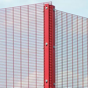 Galvanizli demiryolu yüksek güvenlik duvar çit fiyat 358 anti-tırmanma çit <span class=keywords><strong>Pvc</strong></span> Coted sıcak daldırma galvanizli fabrika doğrudan satış Best Seller Best Seller - Product Image 2