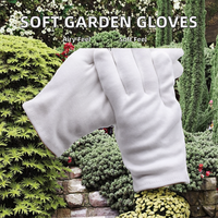 Gants de travail en coton de haute qualité à pois de sécurité 25 cm Respirants et confortables Texture complète Épaisseur standard