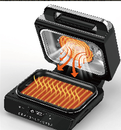 Nuova <span class=keywords><strong>friggitrice</strong></span> <span class=keywords><strong>ad</strong></span> <span class=keywords><strong>aria</strong></span> digitale intelligente con tostapane elettrico a vapore e griglia con <span class=keywords><strong>friggitrice</strong></span> a vapore senza olio capacità di 6 <span class=keywords><strong>litri</strong></span> - Product Image 6