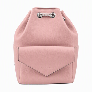 Delicate Sustainable <b>Recycled</b> Leather Mini Drawstring Bucket Purse Simple Minimalist Womens Bag <b>Recycle</b> <b>Product</b> - Product Image 1