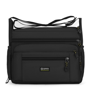 Sac à bandoulière imperméable de grande capacité de haute qualité, simple et décontracté, polyvalent, sac à bandoulière pour homme - Product Image 2