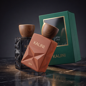Envase de Perfume Personalizado de Lujo, Botella de Vidrio Cuadrada Vacía de 50 ml con Cuello Corto y Caja, para Muestras de Perfume - Product Image 4