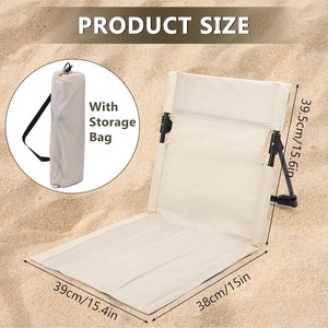 Muebles de Exterior Ligeros y Portátiles, Tumbona Plegable Resistente para Picnic, Camping, Playa, Dormitorio y Sala de Estar - Product Image 5