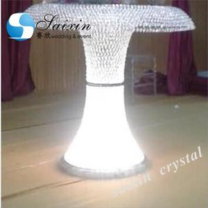 Splendido Tavolo per Torte in <span class=keywords><strong>Cristallo</strong></span> Illuminato da 1,2m, Colore Oro - Product Image 3