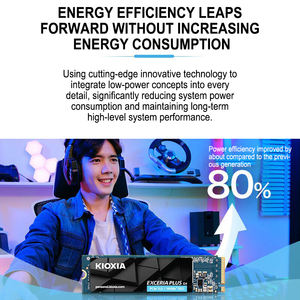 قرص صلب داخلي جديد وموثوق عالي السعة من البلاستيك لـ VD10 للكمبيوتر المكتبي، PCIe 5.0 TLC بسرعة 10000 ميجابايت/ثانية لتحرير الوسائط والتخزين - Product Image 3