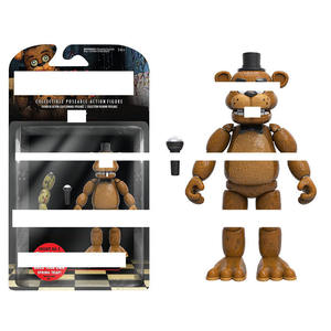 โมเดลของเล่น <span class=keywords><strong>FNAF</strong></span> อนิเมะ Five Nights at <span class=keywords><strong>Freddy</strong></span>'s ฟรีดดี้สีทองแบบขยับได้ ผลิตในญี่ปุ่น วัสดุ PVC ฟิกเกอร์แอคชั่น - Product Image 4