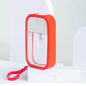 Envase Cosmético Personalizado de 45 ml para Perfume, Botella Cuadrada de PP para Tarjetas de Crédito con Pulverizador de Bomba y Rociado Fino - Product Image 1