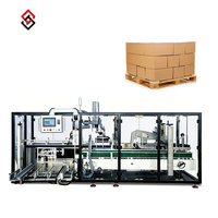 Machine d'étiquetage, de pelliculage et d'emballage de cartons YTJ800 entièrement automatique avec moteur tout-en-un pour l'ouverture et la fermeture des boîtes de cartons alimentaires