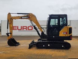 Miniexcavadora Sany SY55U de 5.5 toneladas, marca china, con rendimiento perfecto, excavadora de orugas, peso operativo de 5T, modelo Core - Product Image 3