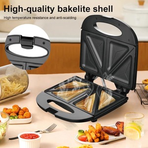 Nueva Sartén Antiadherente Fácil de Limpiar, Máquina Multifuncional para Sándwiches y Desayunos, Mini Tostadora Portátil Pequeña de Doble Placa para el Hogar - Product Image 2