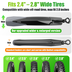 RBRL Bestseller Fahrradzubehör OEM ODM MTB Schnellspanner-Schutzblech für 29-Zoll-Fahrrad 2,8-Zoll-Reifen - Product Image 2