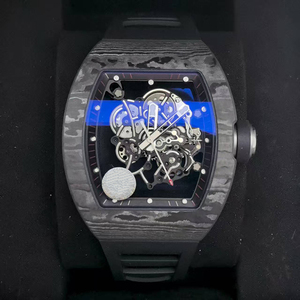 Reloj Super Skeleton para hombre, reloj de pulsera deportivo impermeable a la moda de fábrica APS, reloj de movimiento mecánico automático de fibra de carbono - Product Image 1