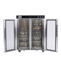 Déshydrateur Commercial Électrique de Haute Qualité à 48 Plateaux en Acier Inoxydable pour Fruits et Viandes