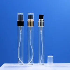 Botol semprot kaca parfum Mini bening 9.5ml, botol Losion penguji parfum botol semprot Mini kosong