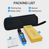 Sonometre numérique Mestek, instrument de mesure du volume sonore, 30-130 dB, stockage de données USB, alarme, testeur de surveillance du niveau sonore, OEM