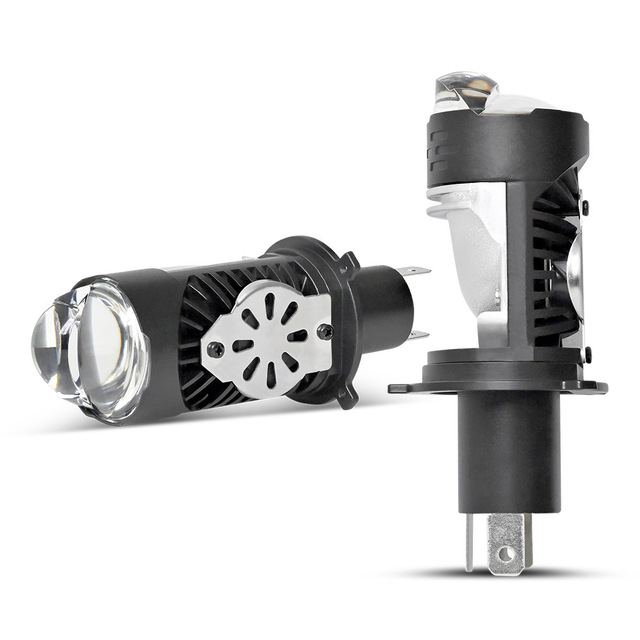 New Automotive Motorcycle LED Headlights H4 Dual Lens High/Low Integrated P5 Direct Insertion Type 6000K