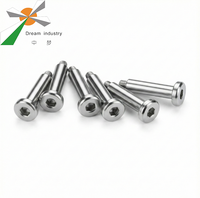 Vis à tête cylindrique à six pans creux en acier inoxydable 304 de haute précision, vis à épaule, boulons à pivotement progressif, classe 4, métriques, pour assemblage robotique