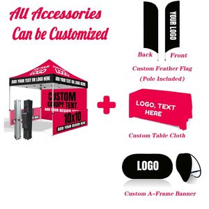 Carpas Plegables Personalizadas Resistentes al Viento para Exteriores, para Promociones Comerciales - Product Image 6