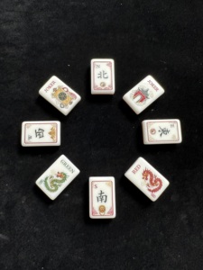 <span class=keywords><strong>Set</strong></span> Mahjong Americano Pronto per la Spedizione, Design Portatile da Viaggio, Supporti e Tessere Mahjong, Gioco Ideale per il Tempo Libero, Regalo per Donne Anziane - Product Image 3