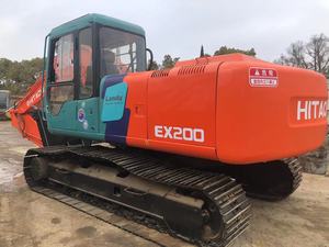 รถขุดตีนตะขาบฮิตาชิ EX200 ขนาด 20 ตัน พร้อมบุ้งกี๋ขุดดิน อุปกรณ์ก่อสร้างมือสอง - Product Image 3