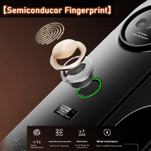 Cerradura Inteligente Glomarket Tuya Wifi con Reconocimiento Facial 3D, Huella Dactilar, Teclado Digital y Función de Videoportero para Puerta de Madera - Product Image 5