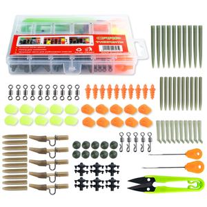 Kit <span class=keywords><strong>complet</strong></span> de 110 pièces pour la pêche à la <span class=keywords><strong>carpe</strong></span> avec émerillons, tubes, flotteurs, perles et leurres pour accessoires de pêche - Product Image 1