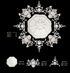 Médaillon de <span class=keywords><strong>plafond</strong></span> décoratif en polyuréthane PU de haute qualité, imperméable, ignifuge et écologique pour hôtel - Product Image 1