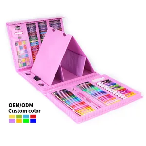 Zhorya Kids Painting Graffiti Paint Brush Set Children's Brushes Water Color Box Painting Pen Draw Pencil Arts Set