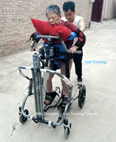Appareil d'entraînement à la marche GT02 avec système d'entraînement de la marche simulé en option pour les adultes atteints d'AVC, d'hémiplégie, de paraplégie, de paralysie cérébrale
