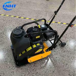 Compacteur de sol vibrant diesel essence réversible à sens unique Compacteur de plaque de béton pour route de ciment asphalte - Product Image 1