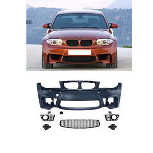 Kit Carrozzeria per Auto E82 E87, Aggiornamento Stile M con Paraurti Anteriore, Griglia e Griglia Fendinebbia per <span class=keywords><strong>BMW</strong></span> <span class=keywords><strong>Serie</strong></span> <span class=keywords><strong>1</strong></span> E82 E87 2008 2009 <span class=keywords><strong>2011</strong></span> - Product Image 1