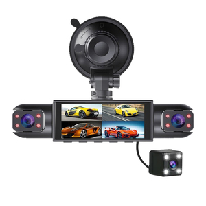 Nueva Cámara para Coche 2026, DVR de <span class=keywords><strong>4</strong></span> Lentes 1080P*<span class=keywords><strong>4</strong></span>, Grabación en Bucle de Visión Trasera Izquierda y Derecha 480P, Visión Nocturna - Product Image 1