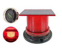 Feu de signalisation solaire 20 LED, 4 modes, stroboscopique rotatif, clignotant lent, lampe balise, fixation magnétique ou à vis, visibilité 1000 m