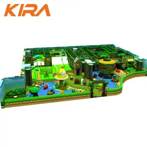 Jungle Theme Commercial Indoor Children Playground Equipo de juegos de Interior para entretenimiento