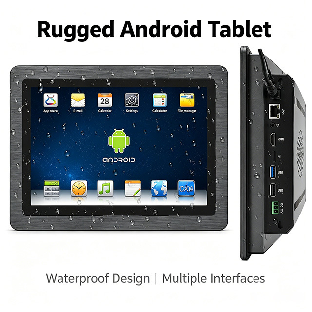 Industrial Android Tablet PC Rugged Waterproof Computer for Warehouse Logistics Management